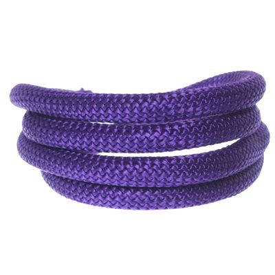Corde à voile / cordelette, diamètre 10 mm, longueur 1 m, violet foncé 