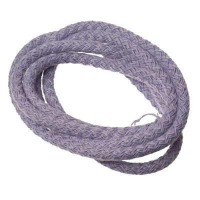 Corde à voile / cordelette, diamètre 5 mm, longueur 1 m, violet clair 