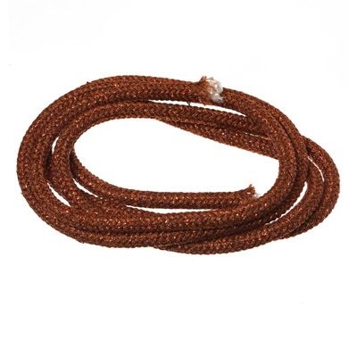 Sail rope / cord, diameter 5 mm, length 1 m, copper-coloured 