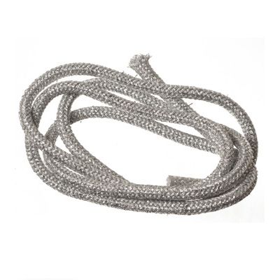 Sail rope / cord, diameter 5 mm, length 1 m, silver-coloured 