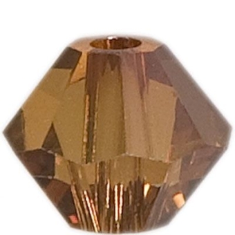 Swarovski Elements Bicone, 6 mm, crystal copper 