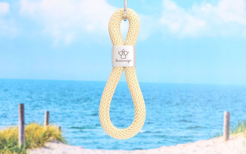 Sailing rope key ring "Beschermengel 