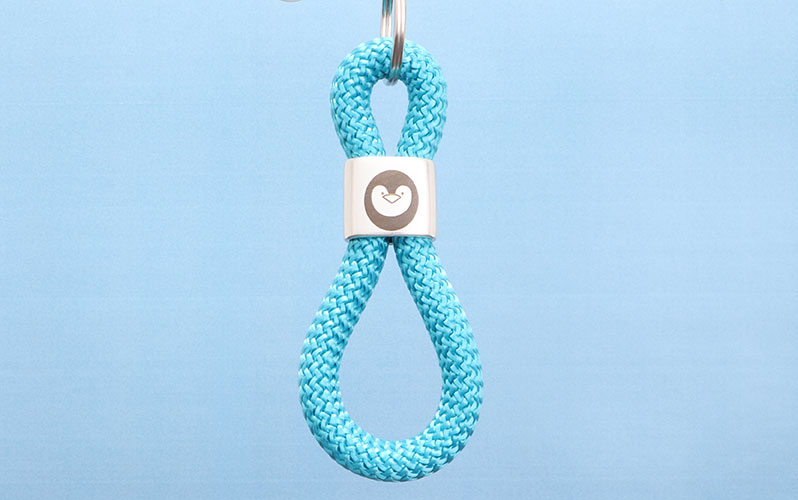 Sail Rope Keychain with Intermediate Penguin 
