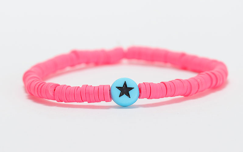 Bracelet pour enfants avec perles de katsuki et étoile 