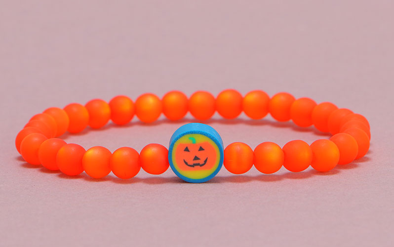 Halloween bracelet pumpkin 