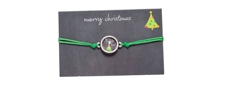 Vrolijk Kerstfeest armband 