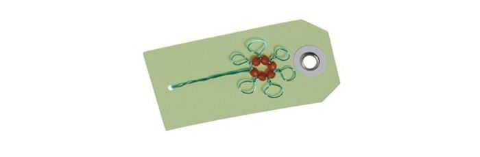 Blue Flower Gift Tag 