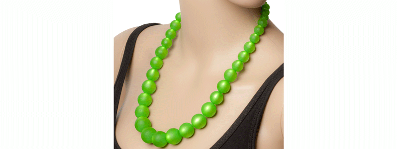 Uni Polarisk Ball Necklace Green 