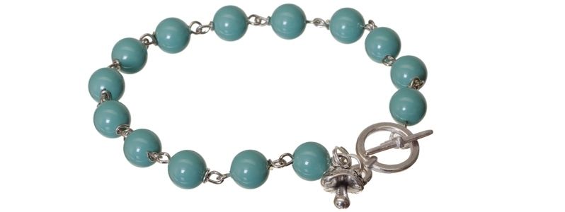 Bracelet avec Crystal Pearls Jade 