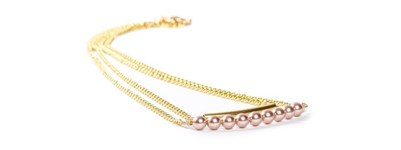 Gold Double Chain Vintage Gold 
