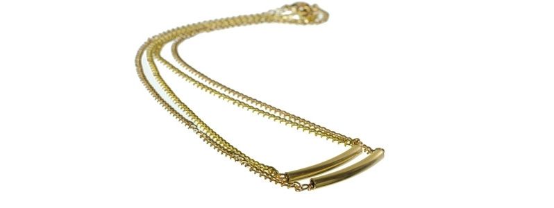 Golden Double Gold Necklace 