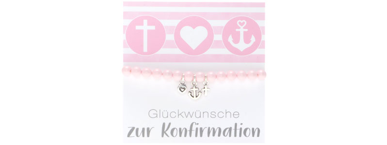 Confirmation Bracelet Faith, Love, Hope 