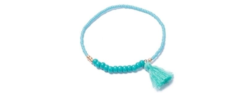 Armband met Turquoise Rocailles 