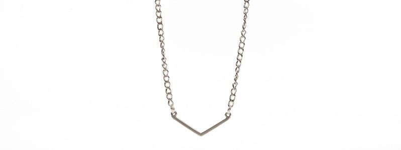 Geometrics necklace pendant lace silver plated 