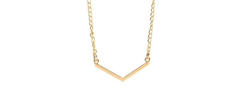 Geometrics Necklace Pendant Lace Gold Plated 