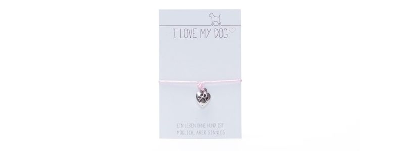 Souhaits bracelet "I Love My Dog 