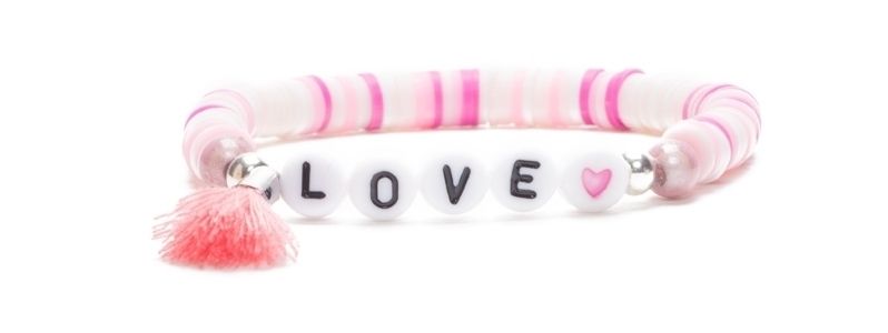 Katsuki Beads Love Bracelet 