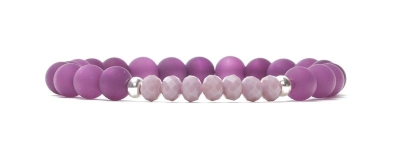 Bracelet RoyaL Lilac avec perles polaires 