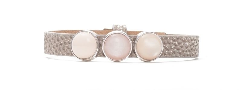 Bracelet Toast with Sliders and Polariscabochons simple 