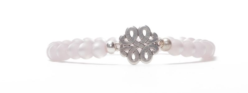 Bracelet Neutral Gray with Polaris Beads 