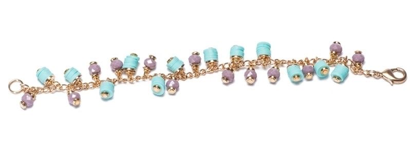 Charm Bracelet with Katsuki Beads 