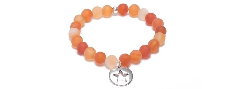 Bracelet with Colourful Gemstone Beads Mix Pendant I 