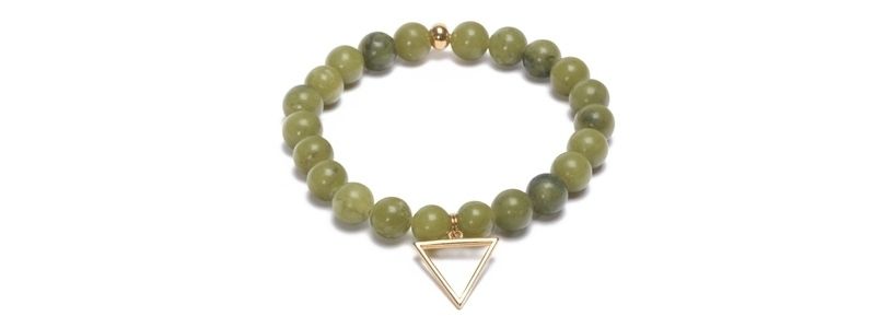 Bracelet with colourful gemstone beads Mix Pendant V 