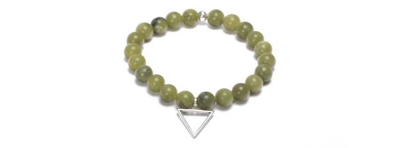 Bracelet with colourful gemstone beads Mix Pendant VIII 
