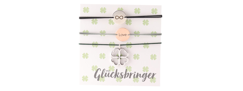 Set of Bracelets with Coins "Lucky Bringer 