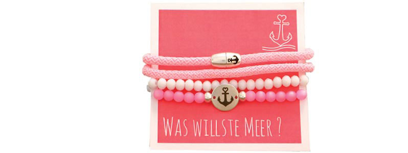 Nautical bracelets with anchor 