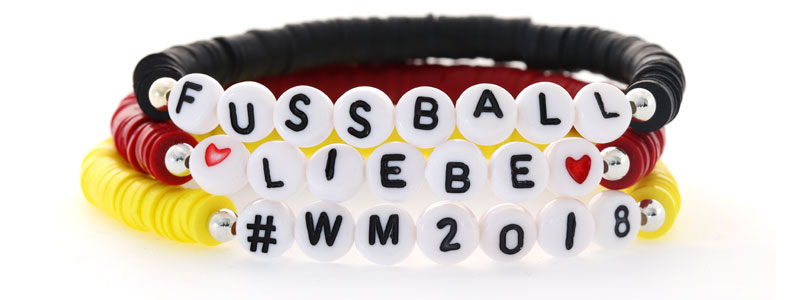 Football Bracelet Triple for the World Cup 