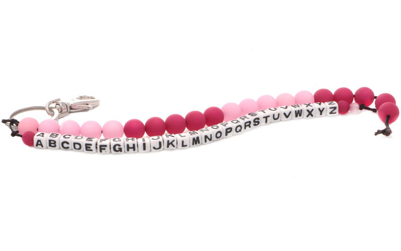 Arithmetic chain and alphabet pink 