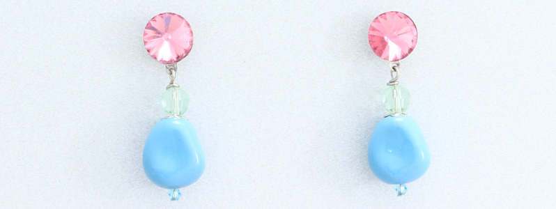Ohrringe mit Perlen von Preciosa Nacre Elliptic 